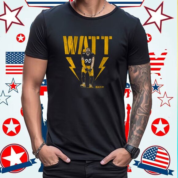 TJ Watt Sack Celebration NFL Football Fan Gift Graphic Sports T-Shirt 159 - Picture 1 of 5